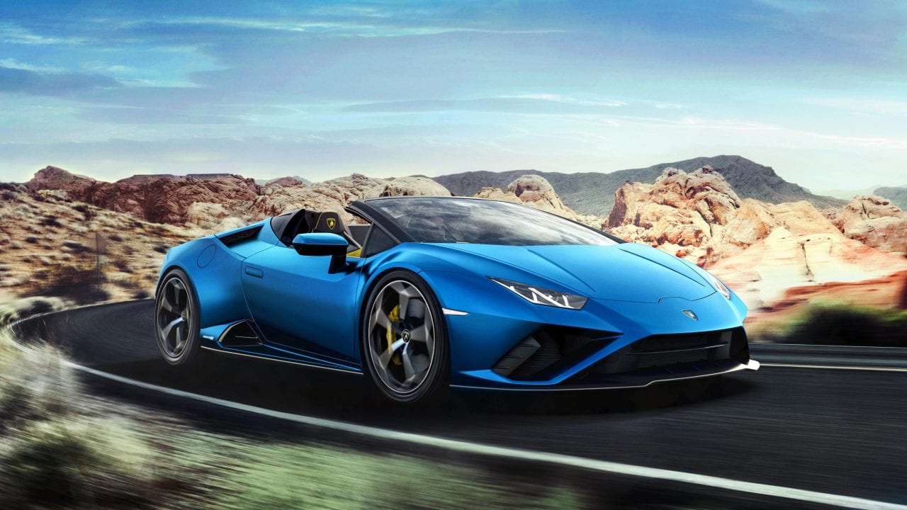 Lamborghini da a conocer Huracán EVO RWD Spyder en Realidad Aumentada