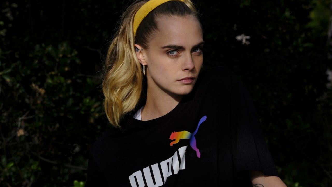Cara Delevingne se une con Puma para lanzar colorida colección Pride