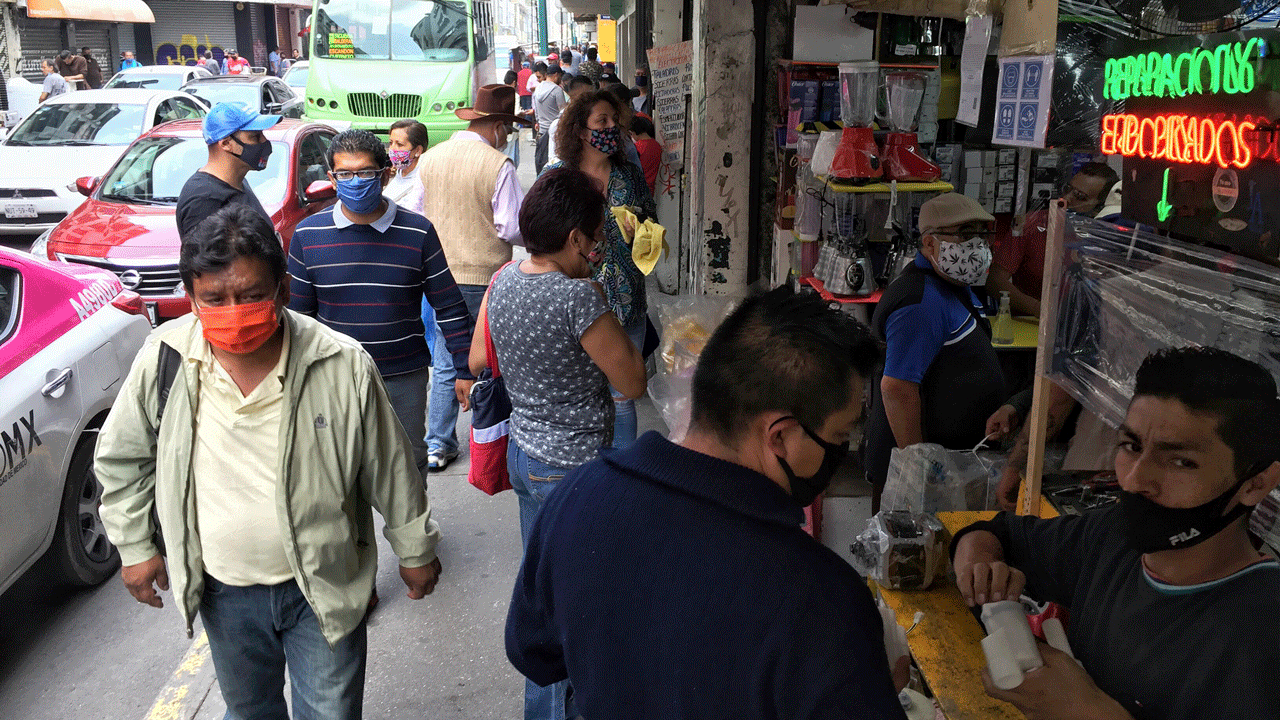 México llega a 400,000 contagios confirmados de Covid-19