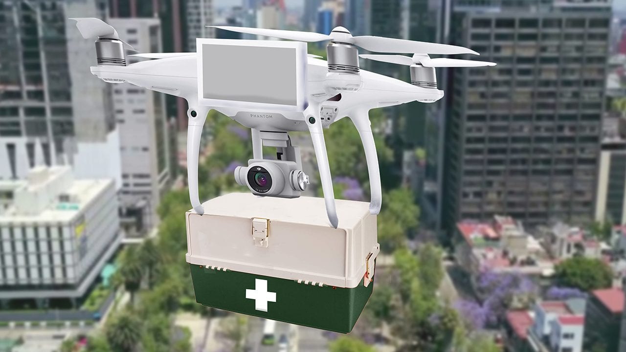 Alumno del Tec crea plataforma para transportar en drones las pruebas de Covid-19