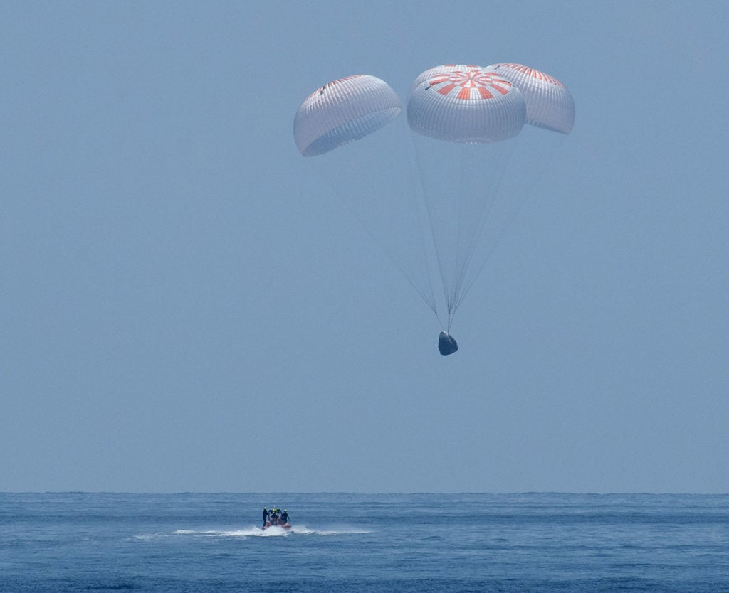 SpaceX Demo-2 Landing NASA