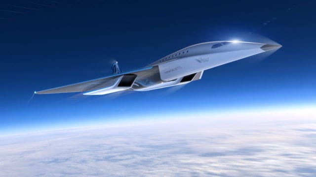 avión supersonico Virgin Galactic