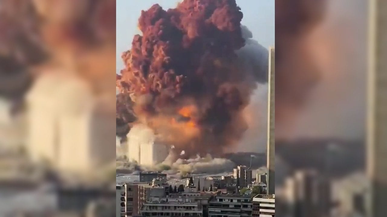 Explosión en Beirut deja decenas de muertos y cerca de 3,000 heridos