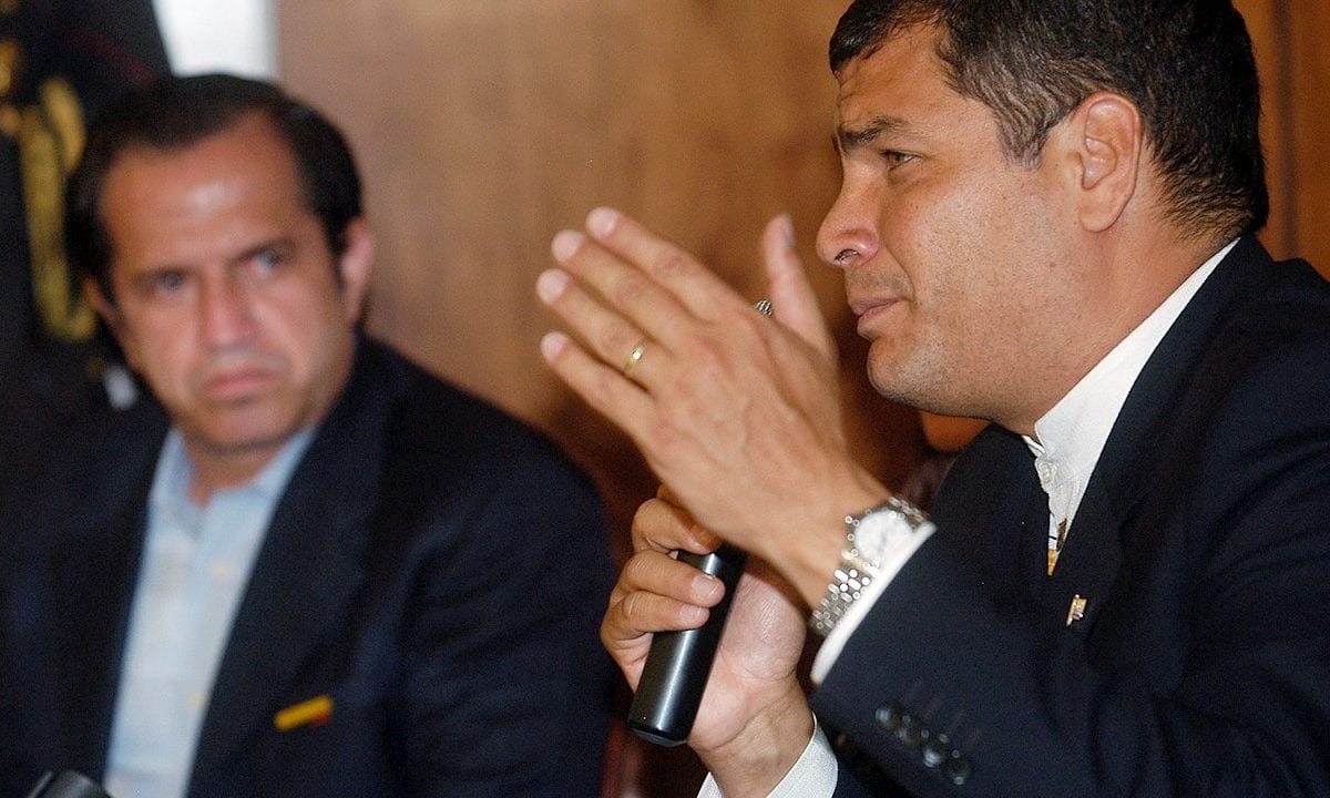 Expresidente Rafael Correa va por la vicepresidencia de Ecuador