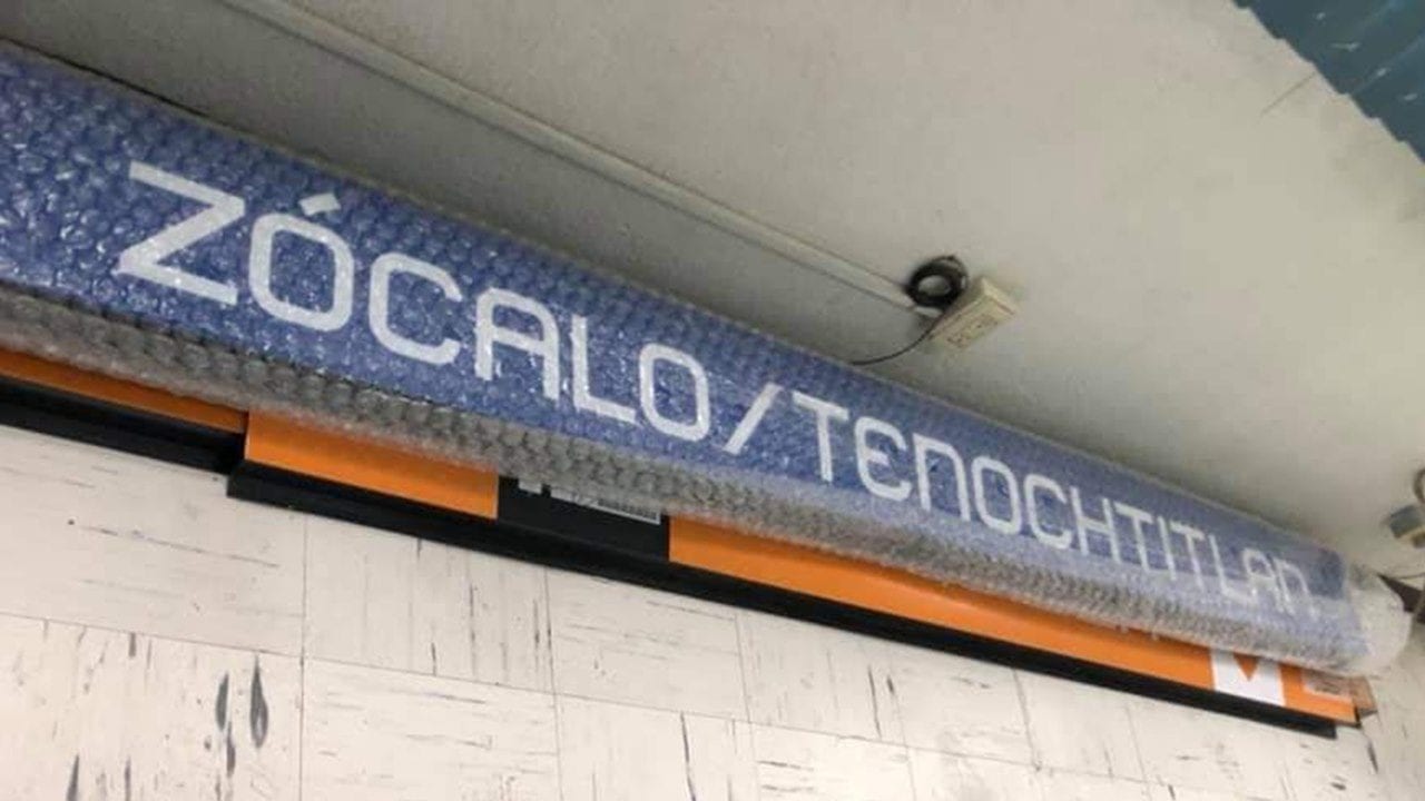 Metro Zócalo de la CDMX agregará ‘Tenochtitlan’ a su nombre