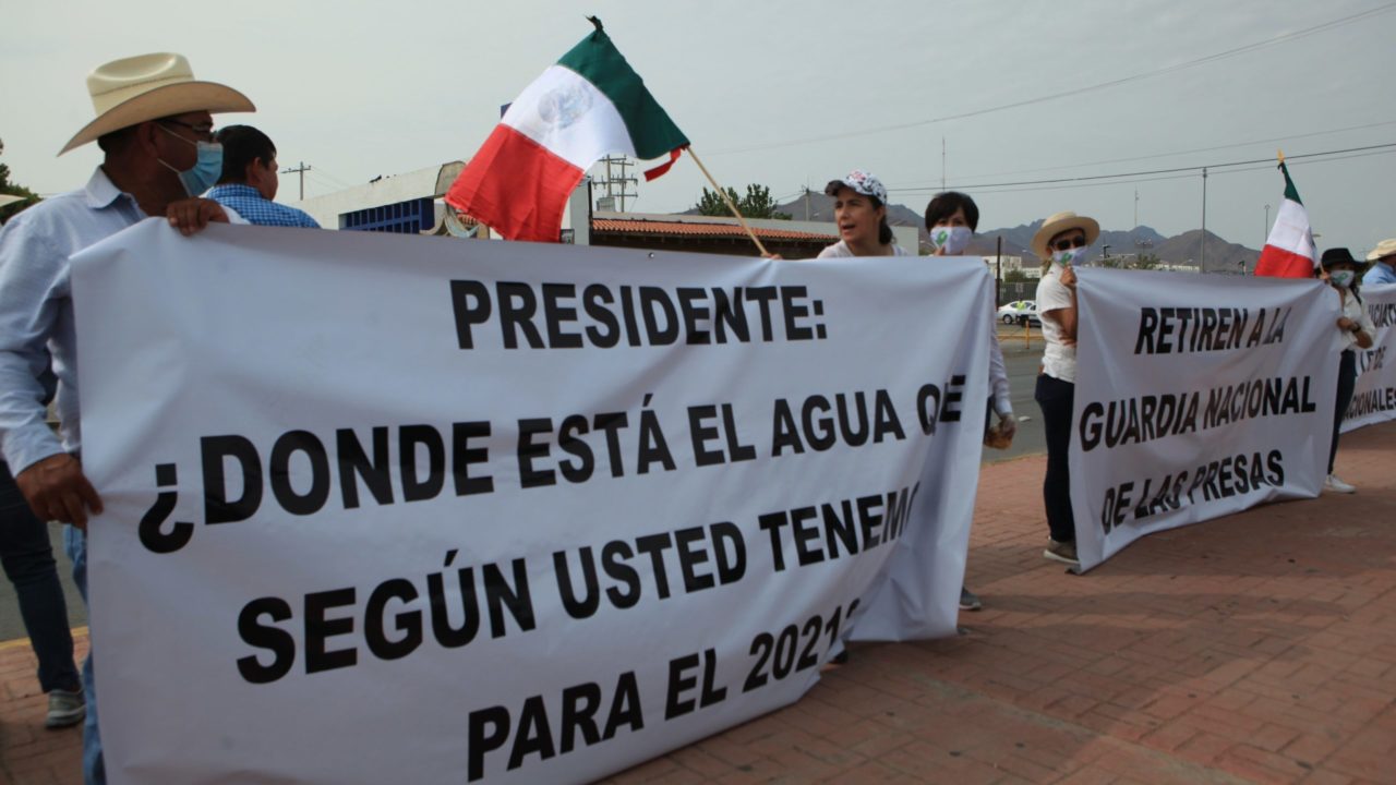 Disputa por agua con EU pone a AMLO en la mira de la oposición