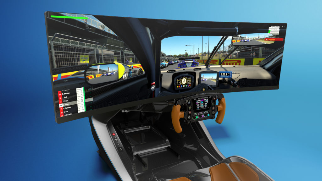 Aston Martin simulador de carreras
