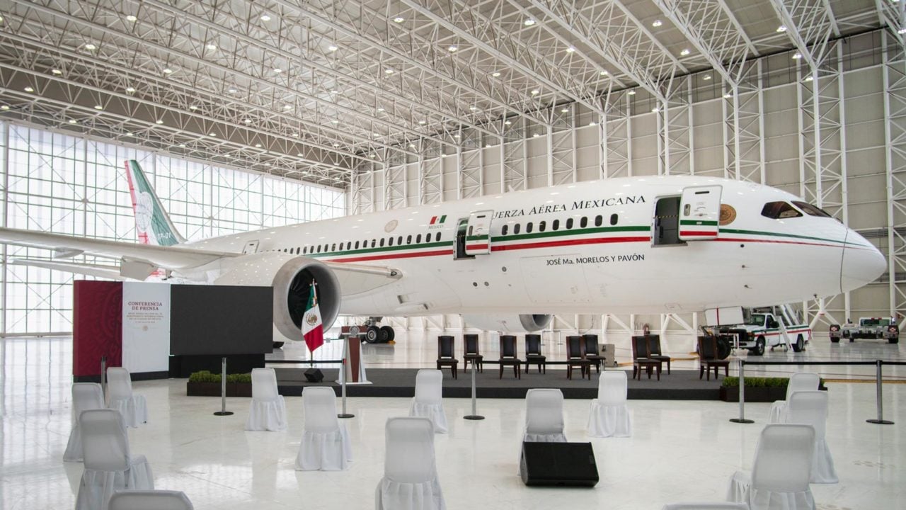 Declaran desierta licitación para mantenimiento al avión presidencial por falta de propuestas