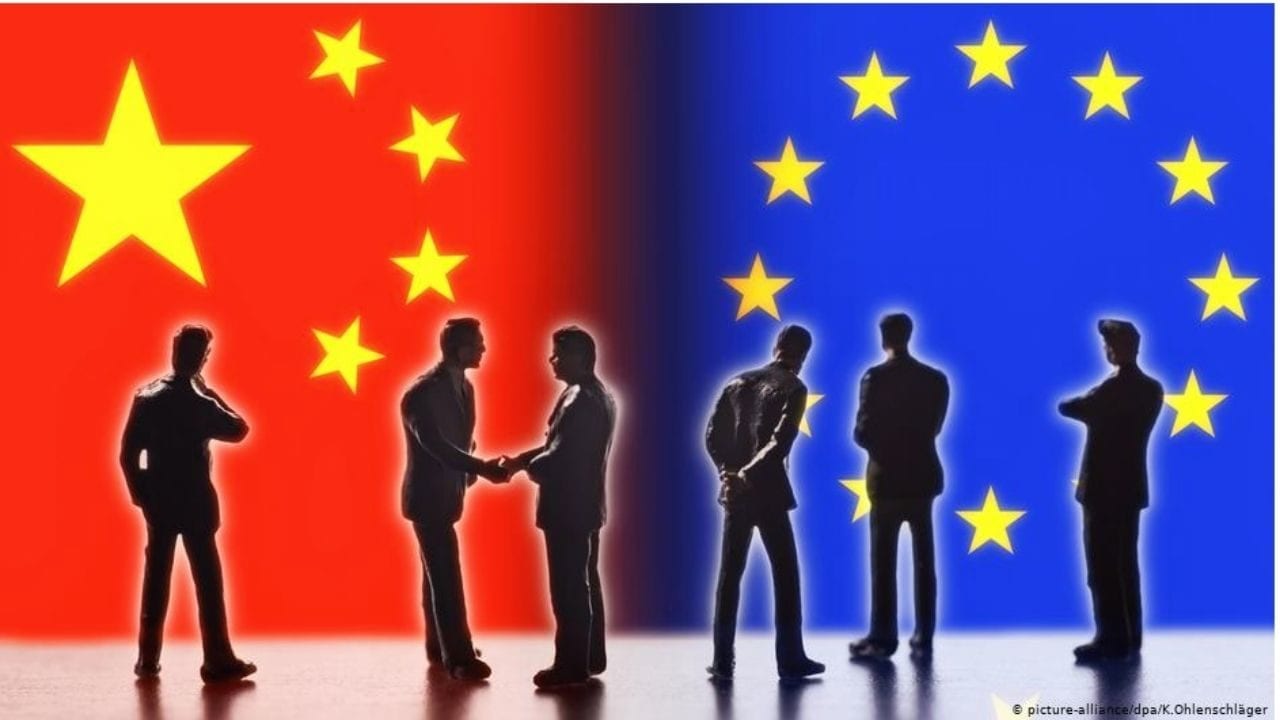 China y los máximos líderes de Europa celebran tensa cumbre virtual