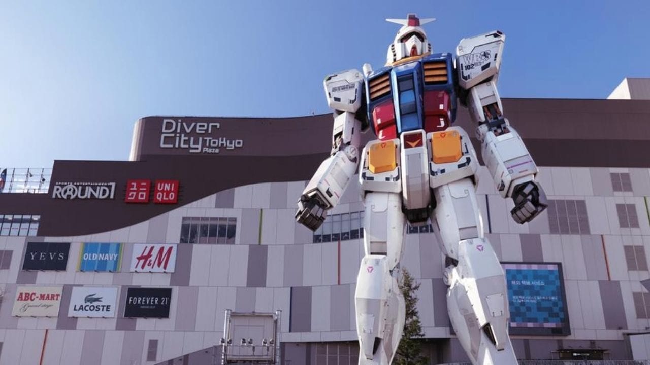 Gundam RX, el robot más grande del mundo, da sus primeros pasos en Japón