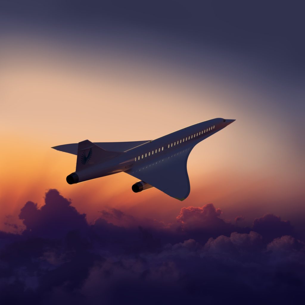 avión supersónico