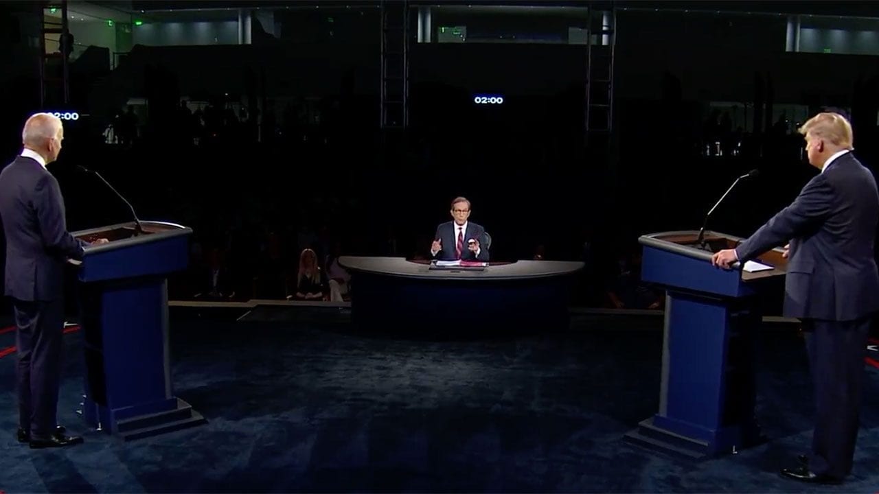Covid-19 y racismo, los puntos álgidos del primer debate presidencial en EU