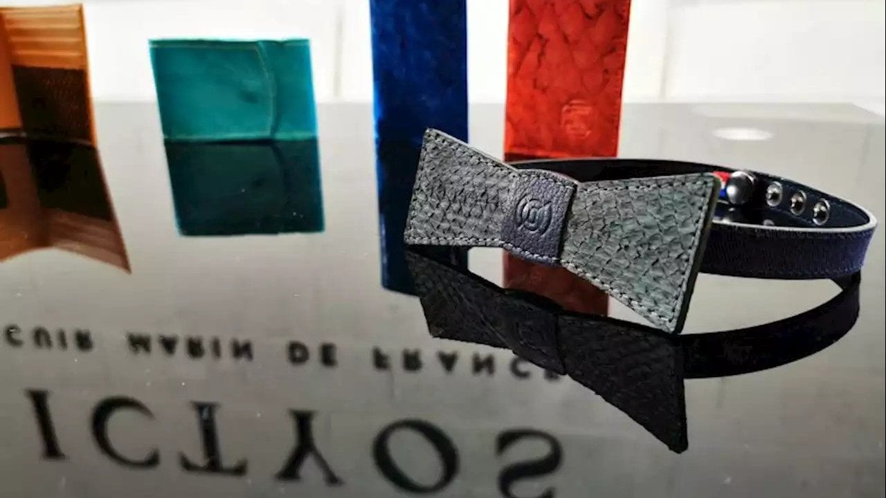 Reciclan piel de salmón para billeteras y relojes de lujo