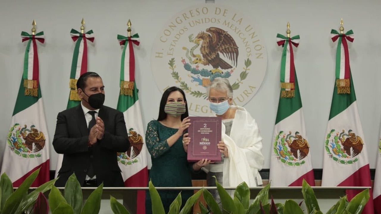 Segob entrega Segundo Informe al Congreso; AMLO no envía iniciativa preferente