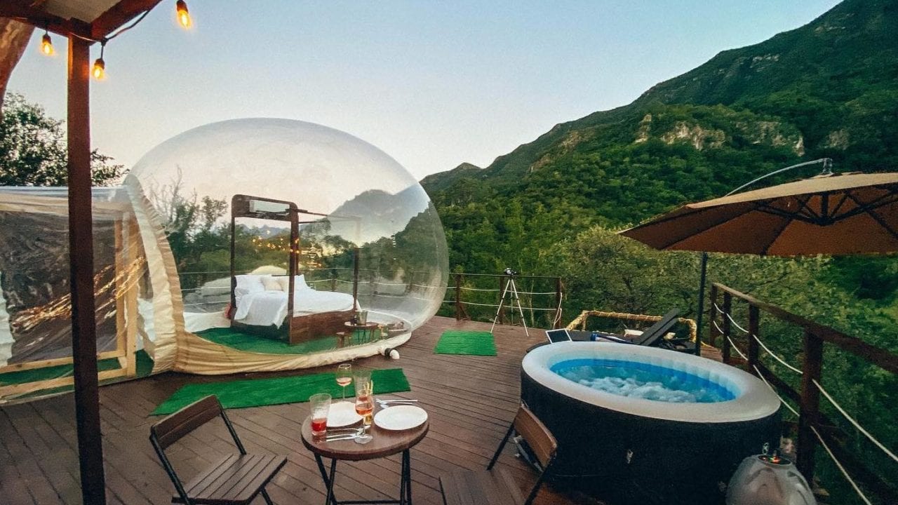 3 mágicos lugares para realizar glamping entre las montañas en Nuevo León