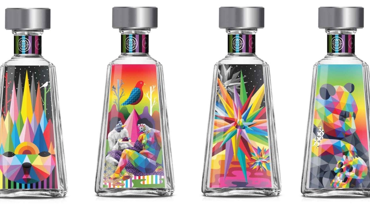 Tequila 1800 se viste de arte urbano con Okuda San Miguel
