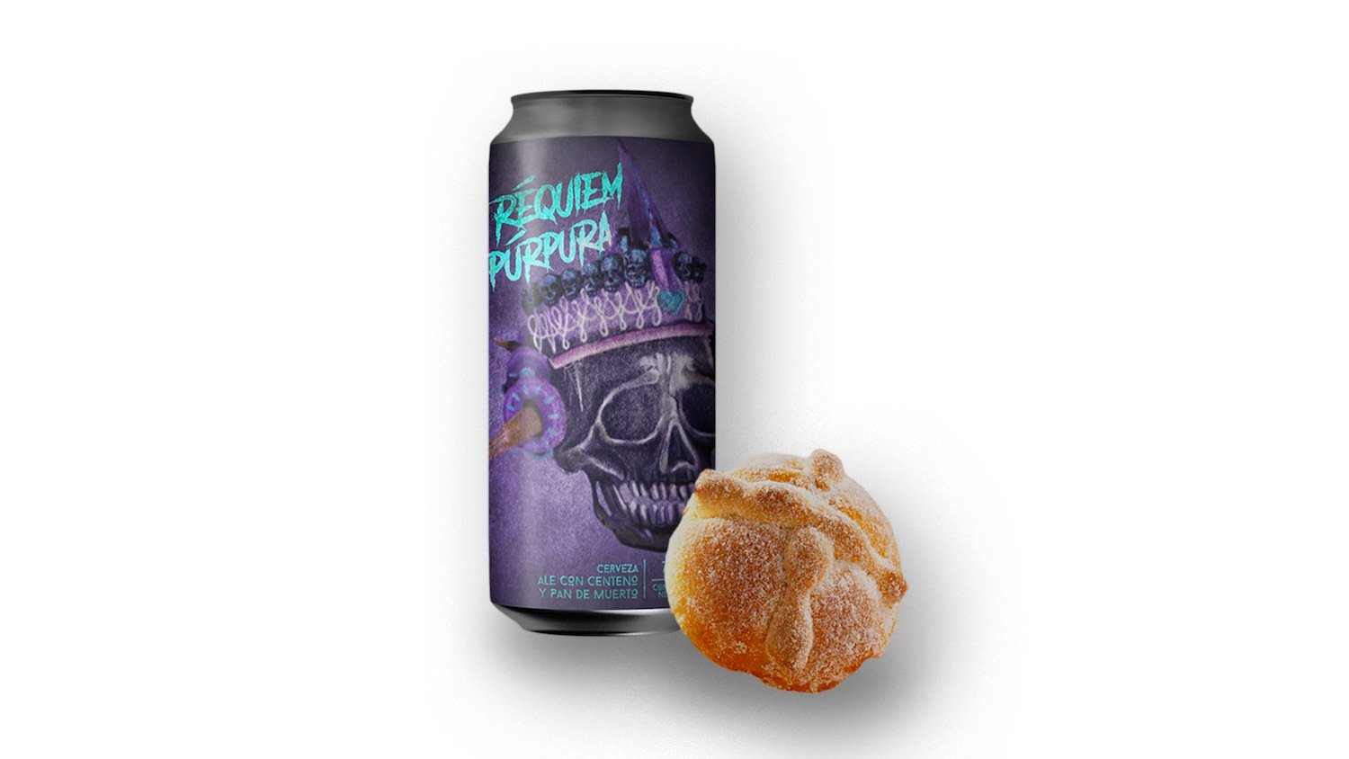 Réquiem púrpura: La cerveza hecha con pan de muerto