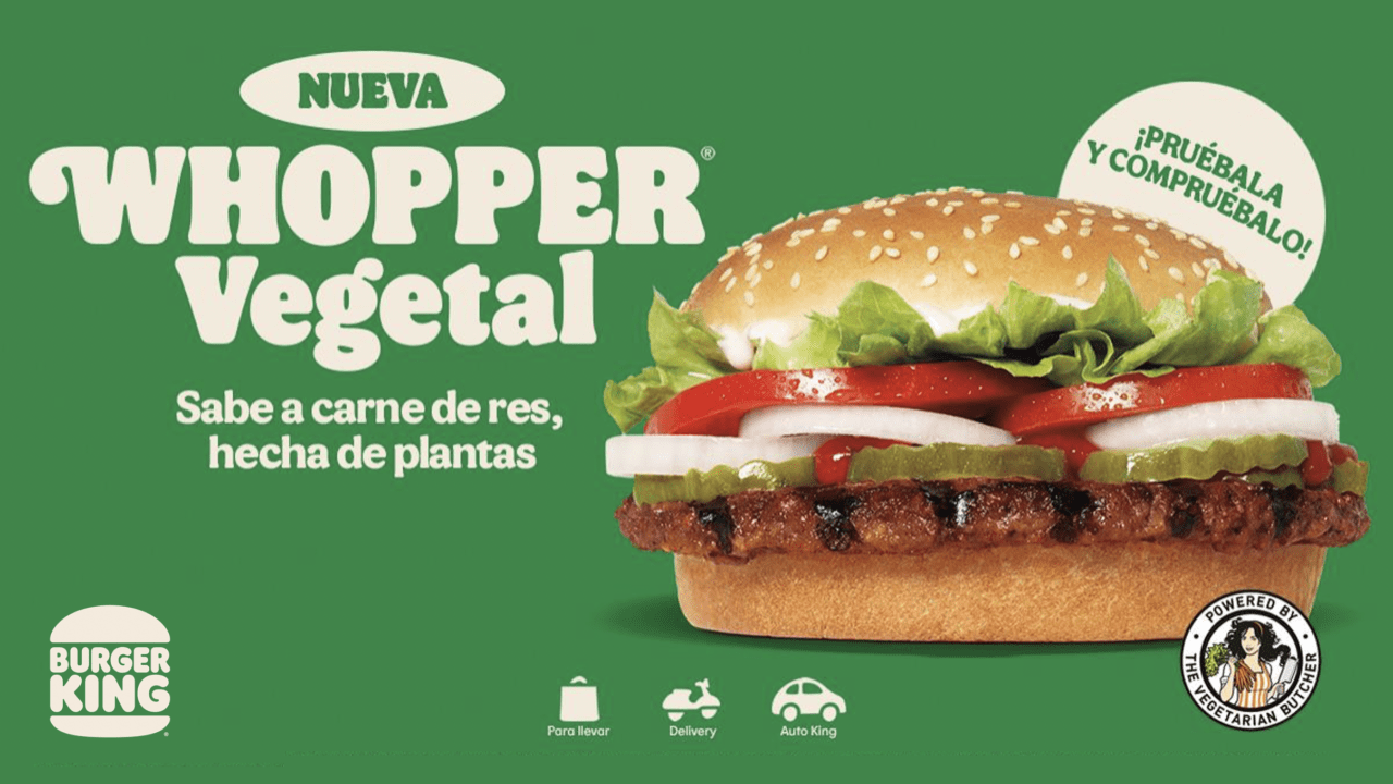 Burger King trae a México su hamburguesa hecha con plantas