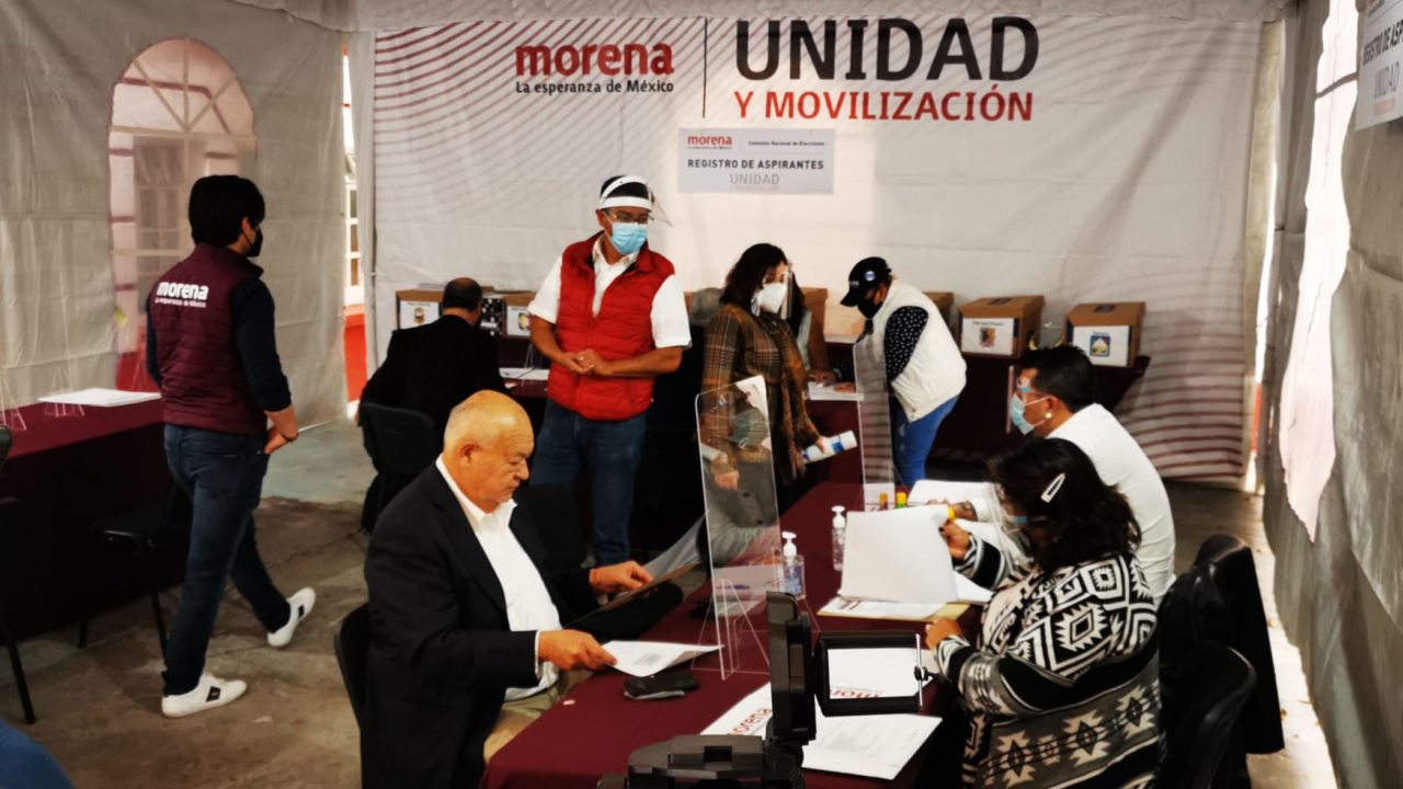 Morena registra a 61 precandidatos a 7 entidades