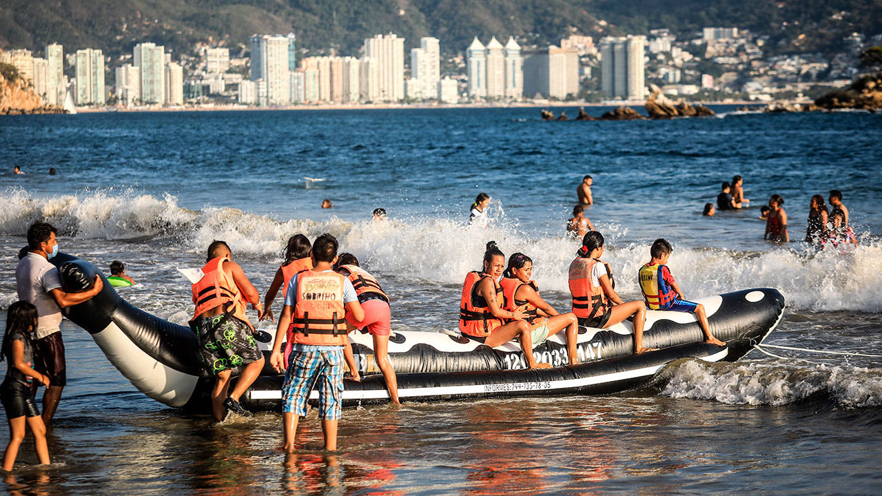 El turismo internacional en México aumentó 5.3% interanual en agosto