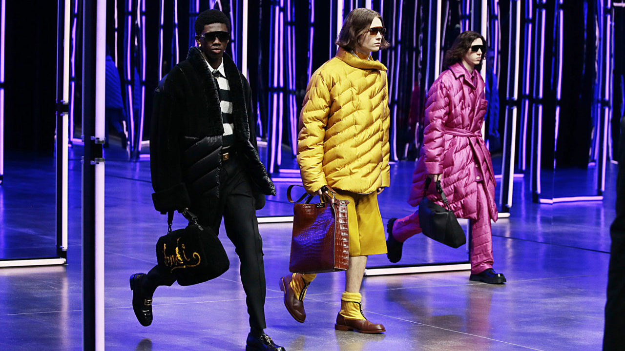 Fendi explora un mundo de luz y color a través de su nueva colección masculina
