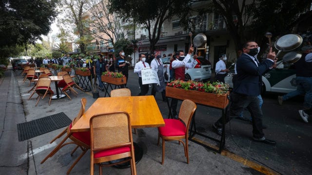 Restaurantes protesta Restaurants And Bars Protest Against Lockdown