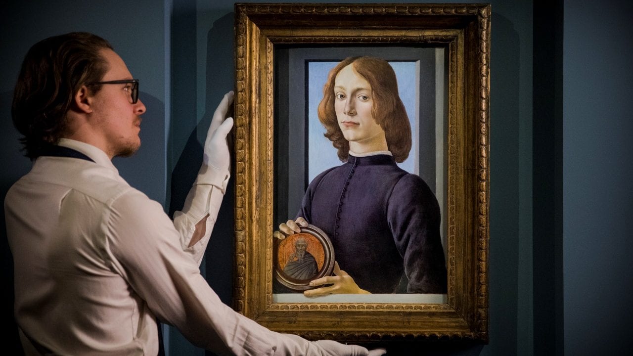 Retrato de Botticelli se vende en récord de 92.2 millones en subasta en Nueva York