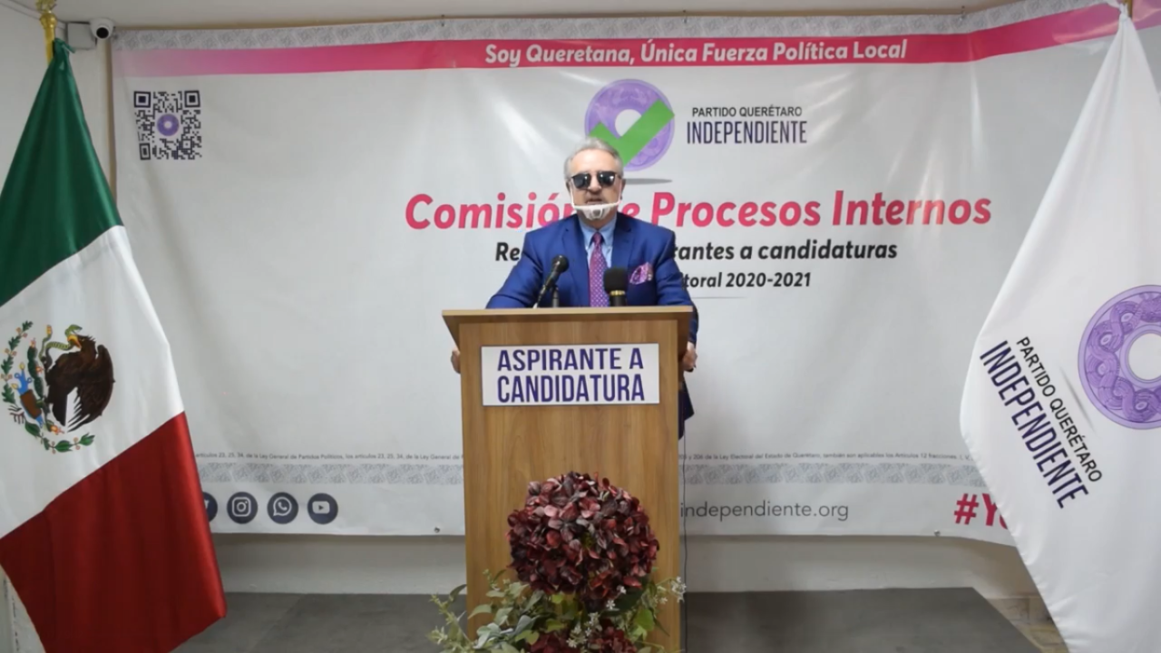 Carlos Villagrán ‘Kiko‘ se registra como precandidato a la gubernatura en Querétaro