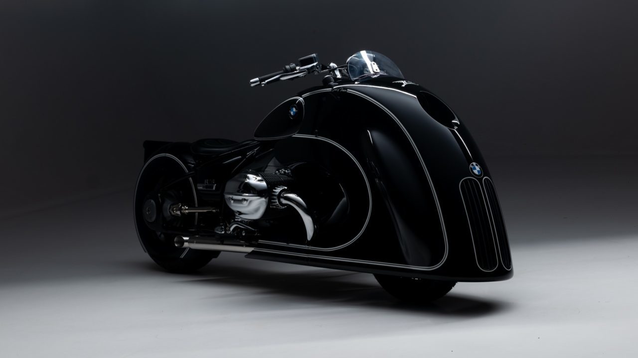 Esta es la motocicleta BMW con líneas de diseño futurista