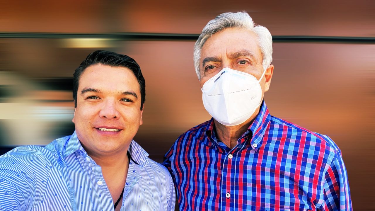 Senador de Michoacán Cristóbal Arias se reúne con líder de Fuerza Social por México