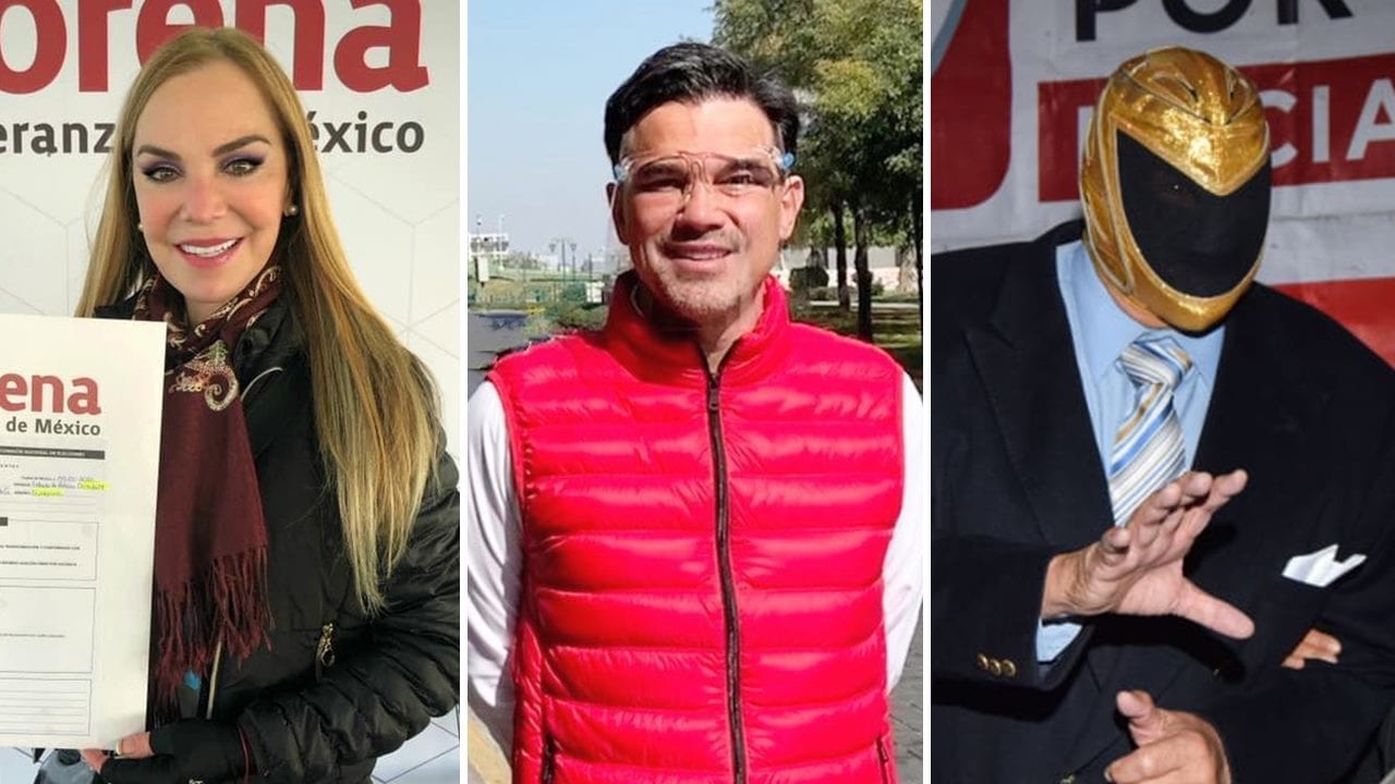 Gaby Goldsmith, ‘Pato’ Zambrano, ‘Tinieblas’… famosos buscan una candidatura