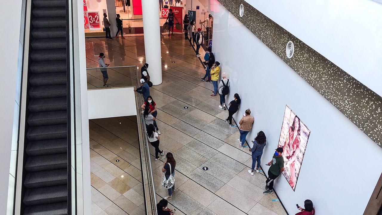 Fotogalería: Reapertura de centros comerciales pese presión hospitalaria