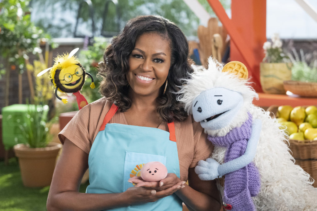Michelle Obama Waffles y mochi con Estrenos Marzo