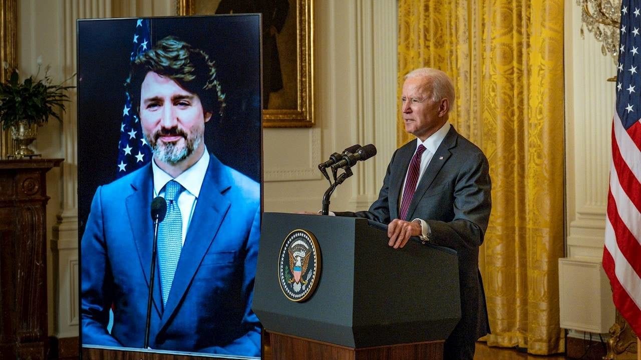 Estados Unidos no tiene amigo más cercano que Canadá: Biden a Trudeau