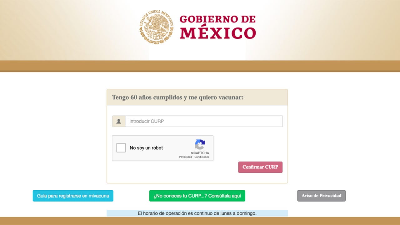 3.9 millones de adultos mayores se han inscrito para recibir vacuna