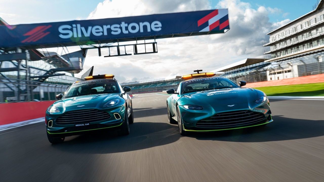 Así lucirán los Safety Cars de Aston Martin esta temporada de la F1