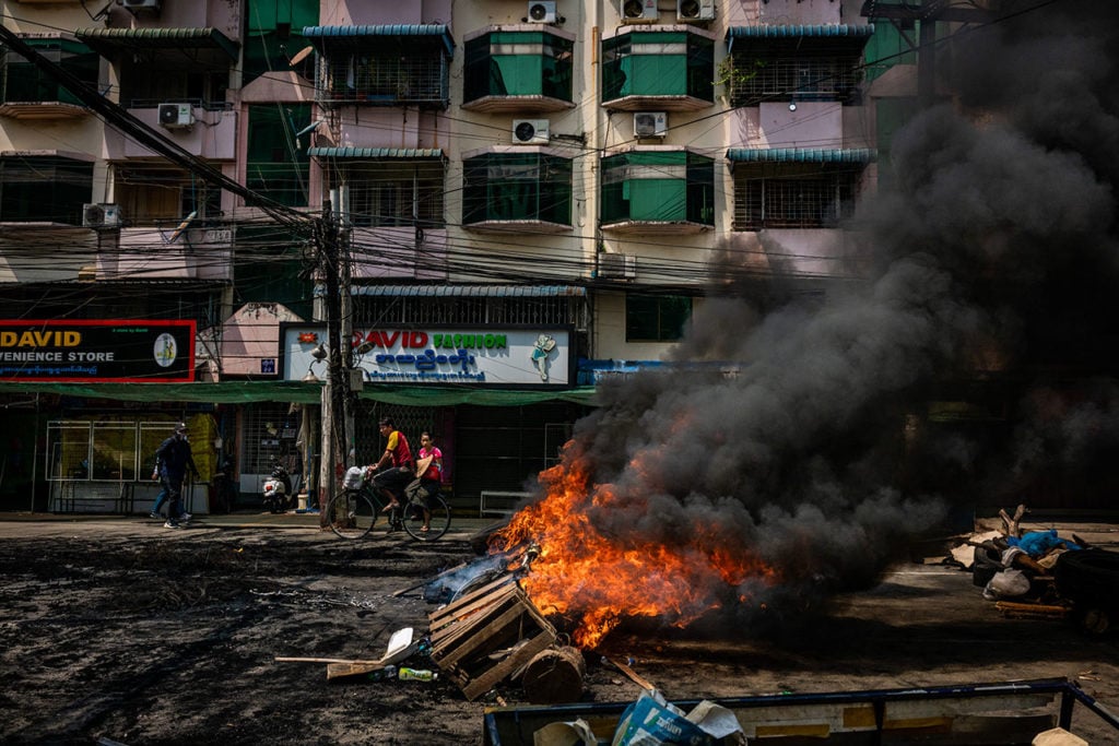 Birmania Myanmar Protests Continue On Deadliest Day Since Coup