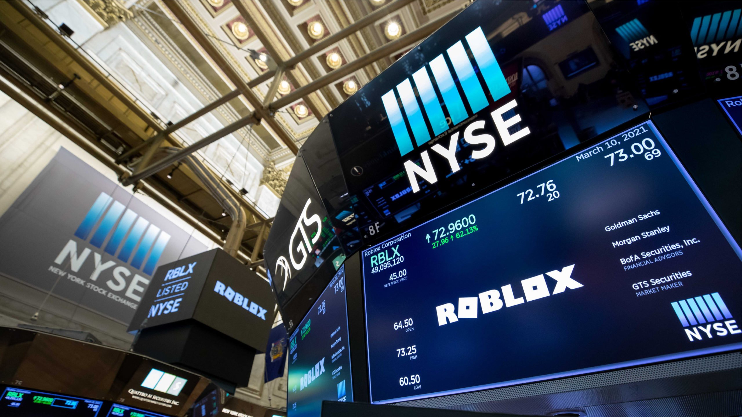 La plataforma de videojuegos Roblox se desploma en la bolsa con caída del 20%