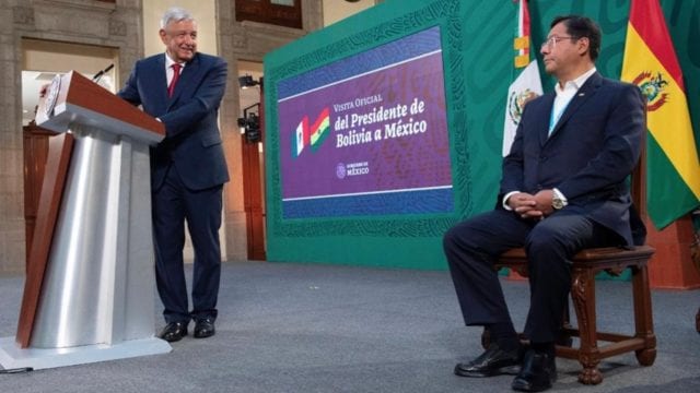 AMLO elogia modelo económico de Bolivia con Evo Morales