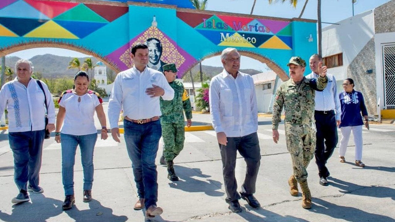 AMLO nombra a capitán de la Marina como gobernador de las Islas Marías