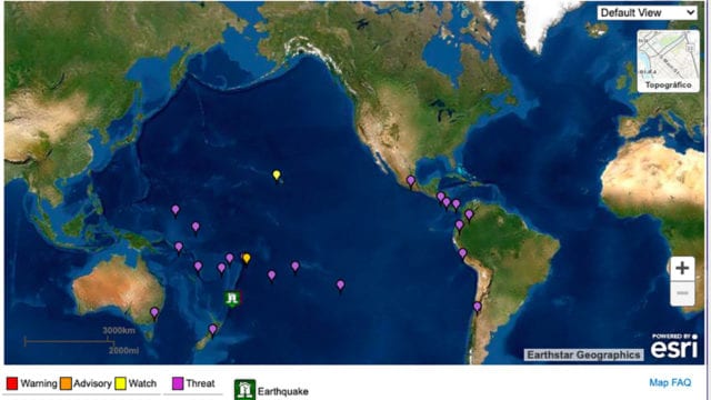 Nueva Zelanda emite advertencia de tsunami tras tercer terremoto de 8.0