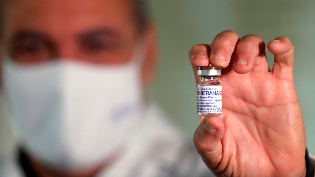 Cuba reporta buena eficacia de vacuna Soberana 2 contra Covid-19