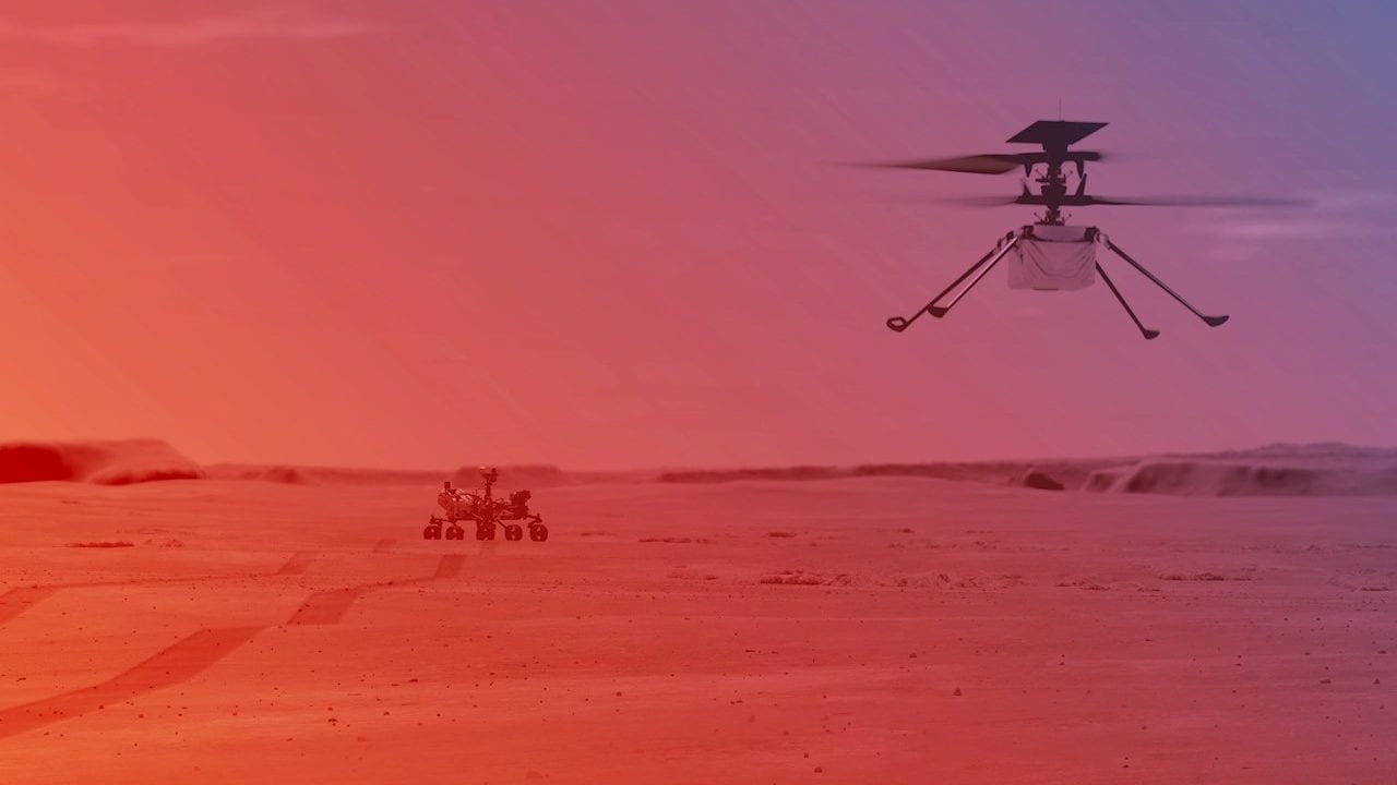 El helicóptero Ingenuity de la NASA, listo para histórica hazaña en Marte