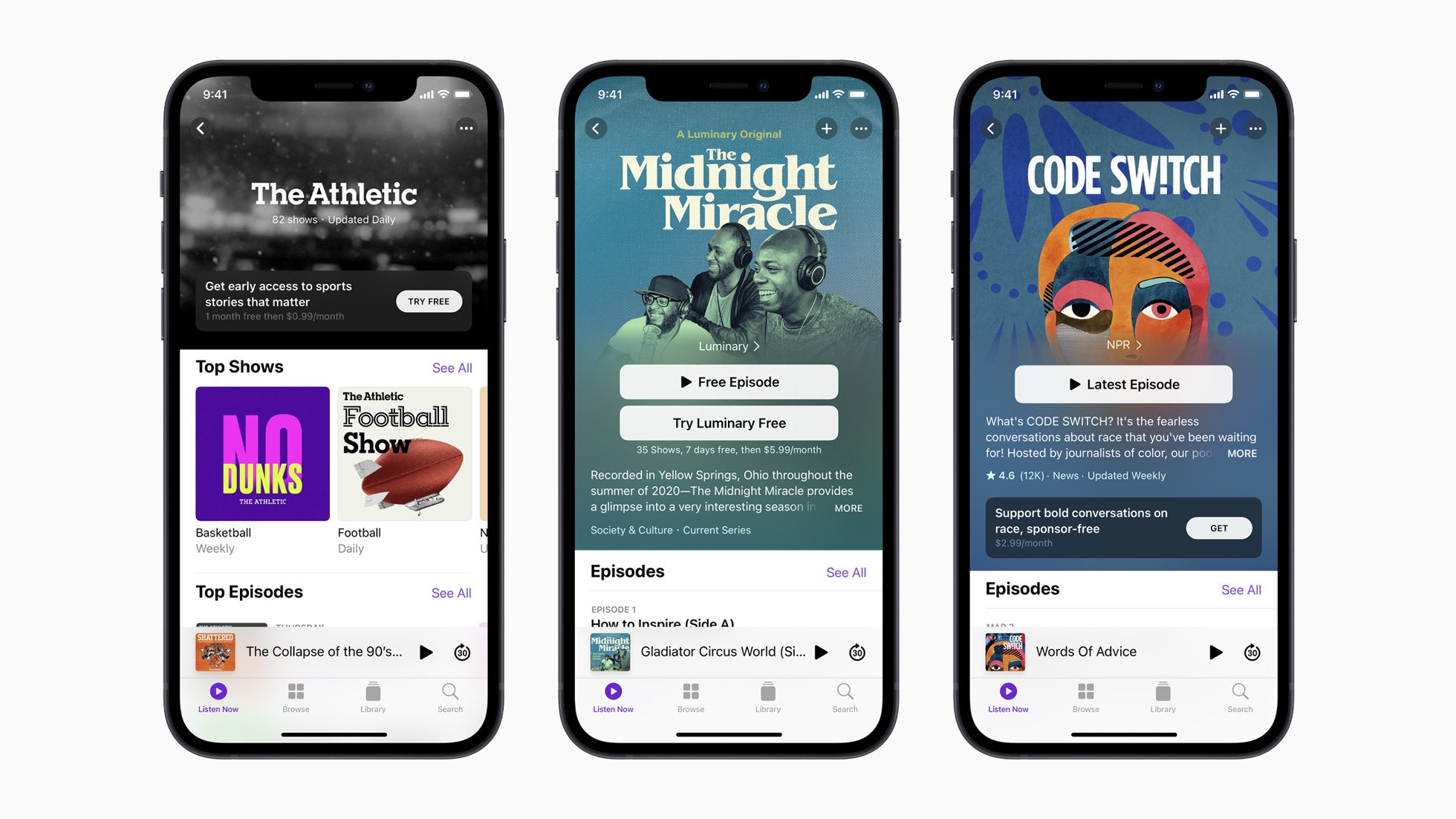 Apple lanza servicio de suscripción para podcasts