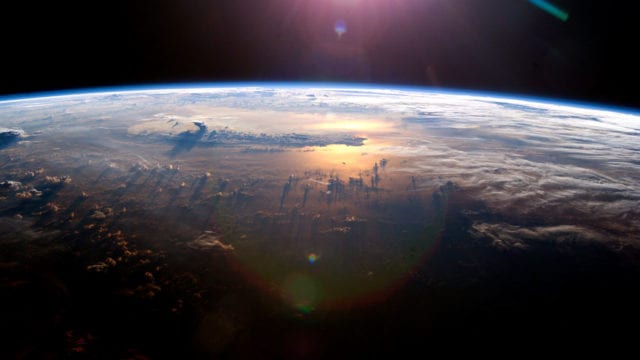 Dia mundial de la Tierra vista desde la estacion espacial 1