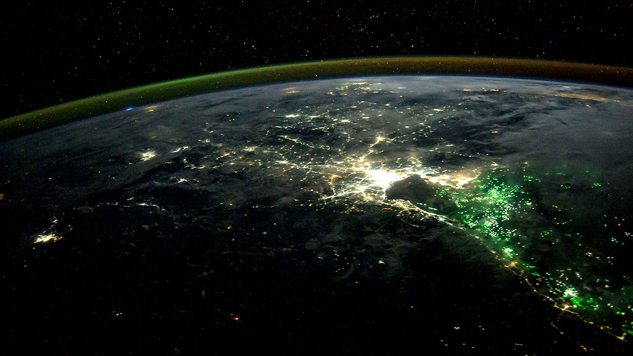 Dia mundial de la Tierra vista desde la estacion espacial 4