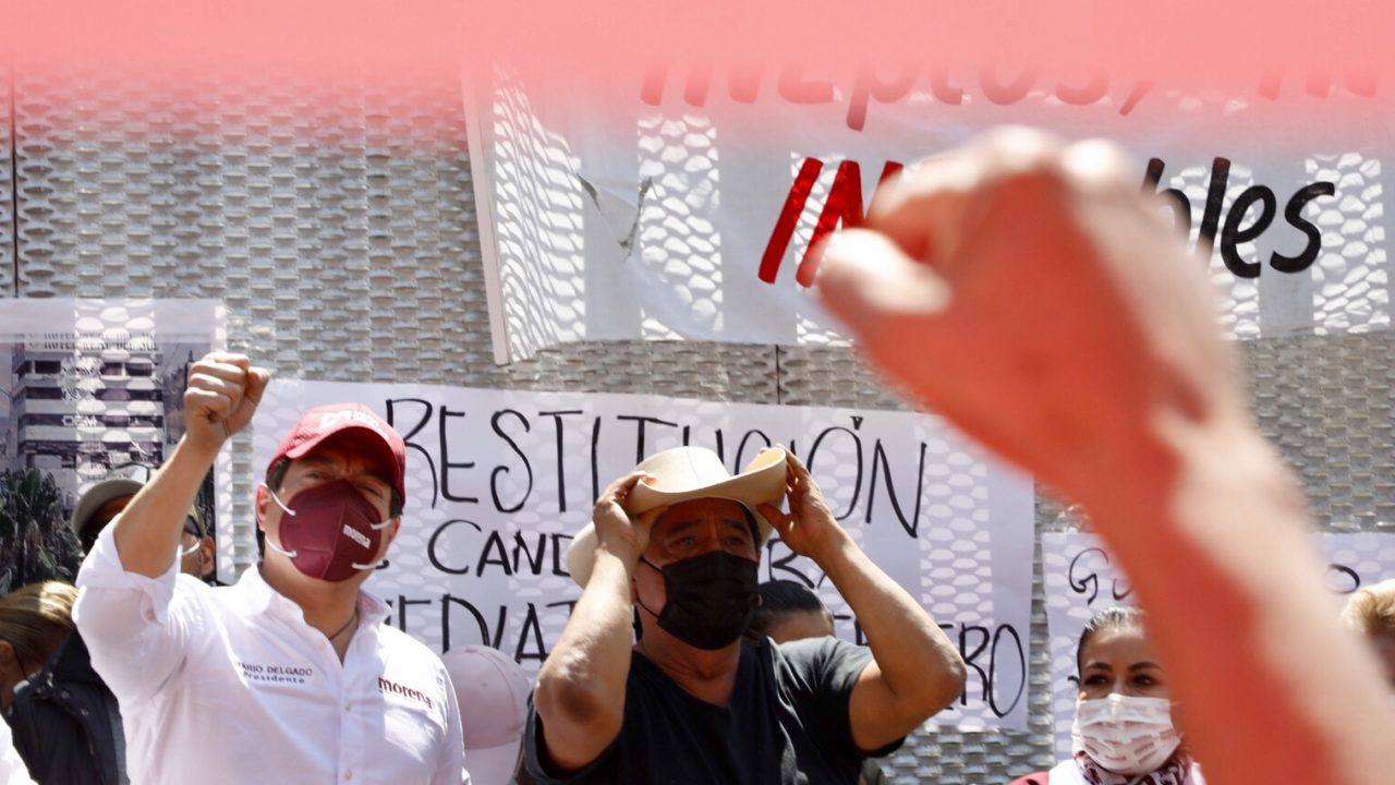 Si consejeros del INE no rectifican, iremos a sus casas: Salgado Macedonio