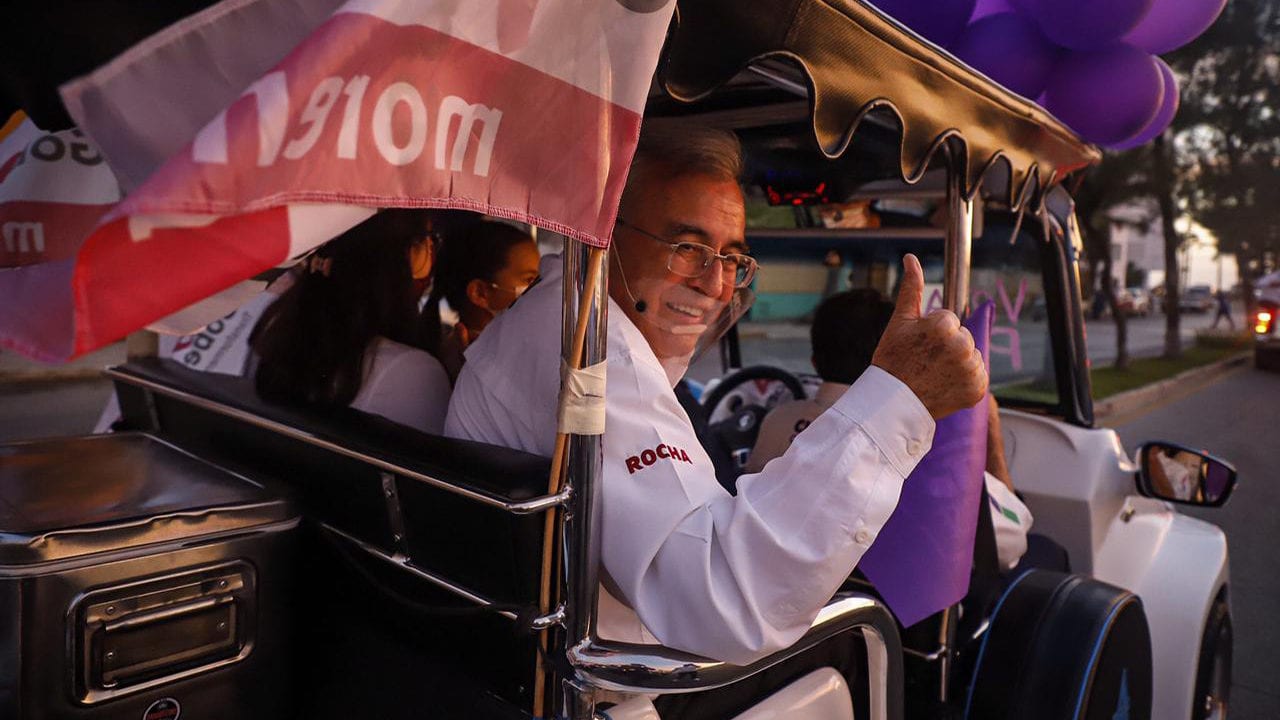 El morenista Rubén Rocha encabeza preferencias electorales en Sinaloa