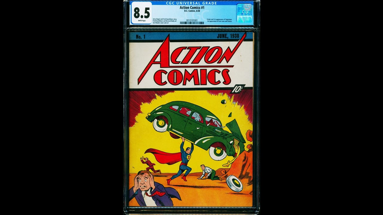 Nueva hazaña de Superman: su primer cómic fue vendido por 3.25 mdd