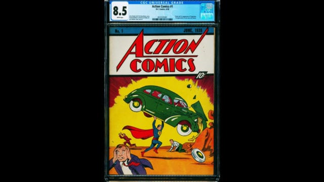 Nueva hazaña de Superman: su primer cómic fue vendido por 3.25 mdd
